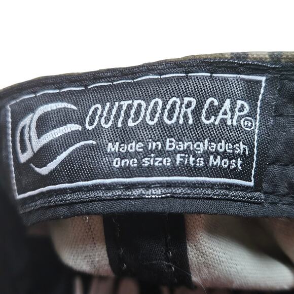 Mossy Oak Baseball Ball Cap Hat Logo Camo Brown Strapback One Size PreOwned - Picture 6 of 7